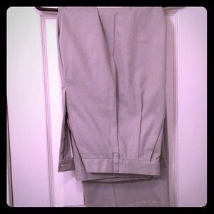 Men’s khaki colored dress pants